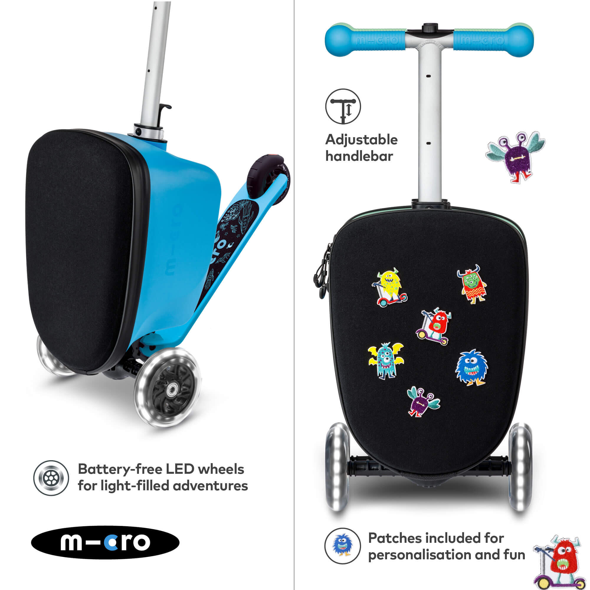 Luggage Junior Patch & Play Bleu 5/7