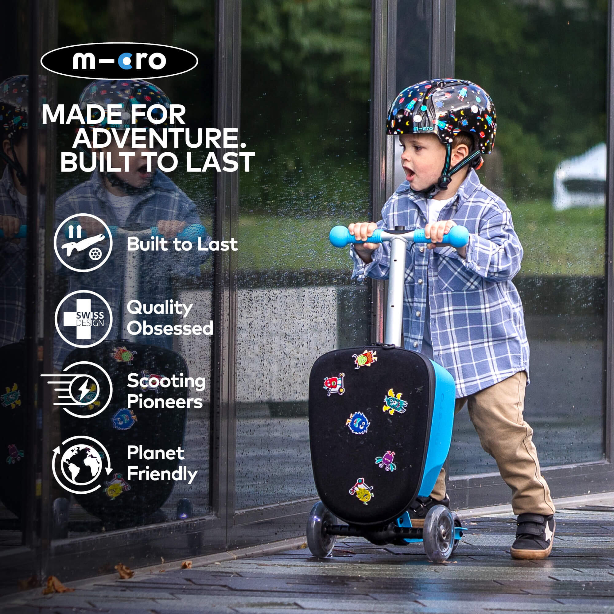 Luggage Junior Patch & Play Bleu 6/7