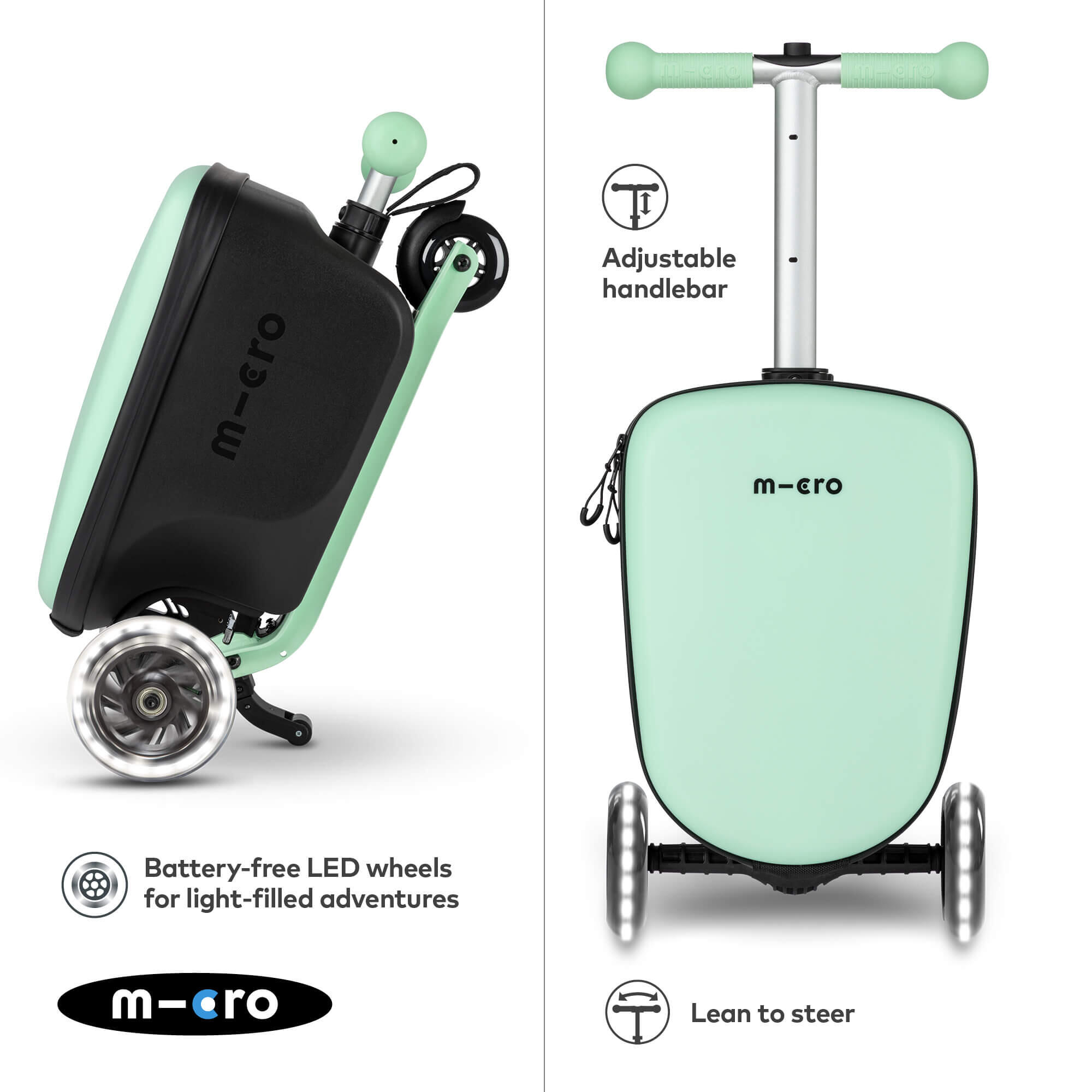 Scooter -Micro Junior Maleta Menta 5/7