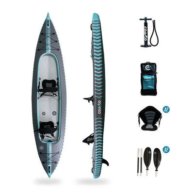 Coasto capitole 2 zits opblaasbare kajak - max 250kg