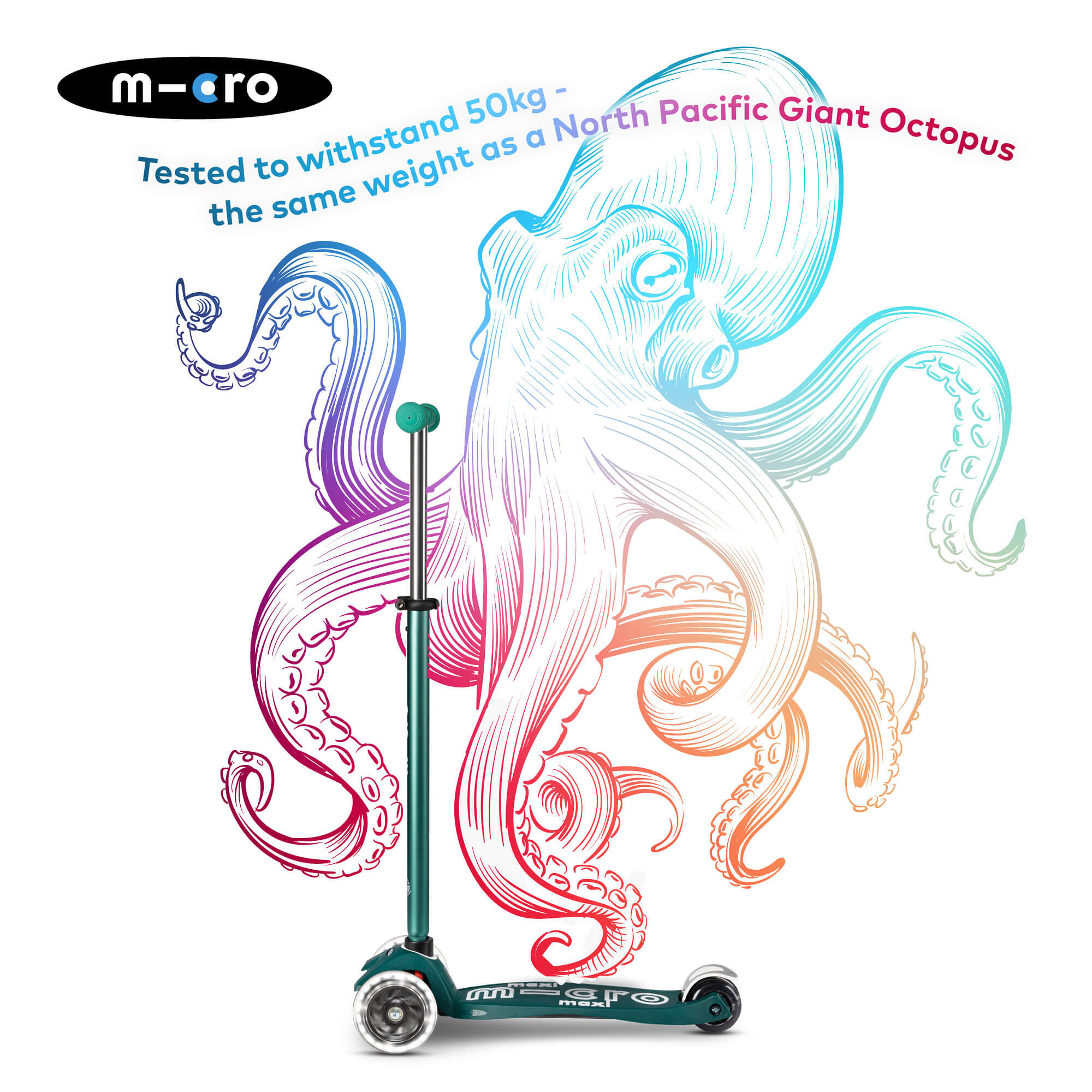 Trottinette enfant Maxi  Deluxe Éco  LED 6/7