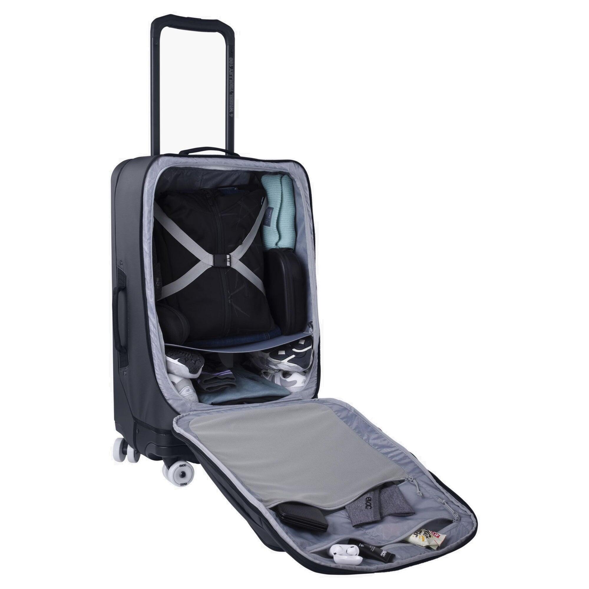 Evoc 4-Wheel Trolley 100 L - grigio carbonio/nero 5/7