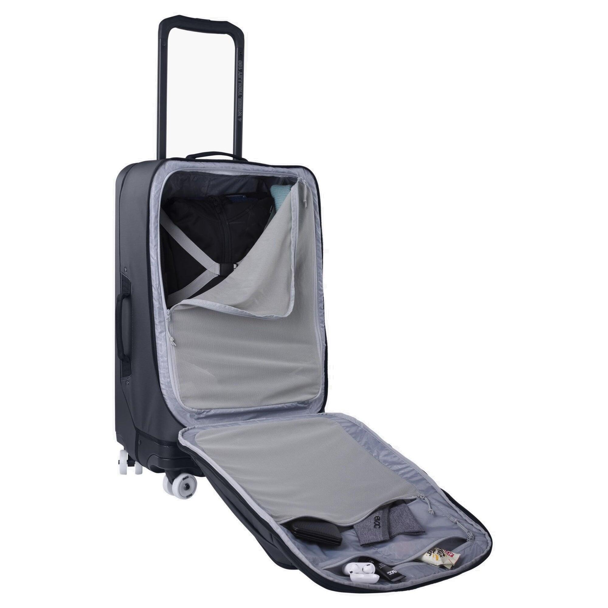 Evoc 4-Wheel Trolley 100 L - grigio carbonio/nero 6/7