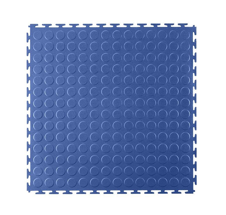 SEDCO PVC podlaha do garáží,skladů,hal,tělocvičen ECO - T LOCK - COIN - 498x498x6,5 mm
