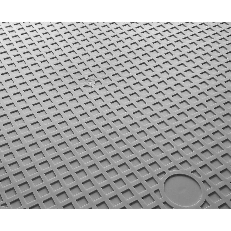PVC  podlaha do garáže, skladu,tělocvičny ECO - T LOCK - TEXTURED 498x498x6,5 mm