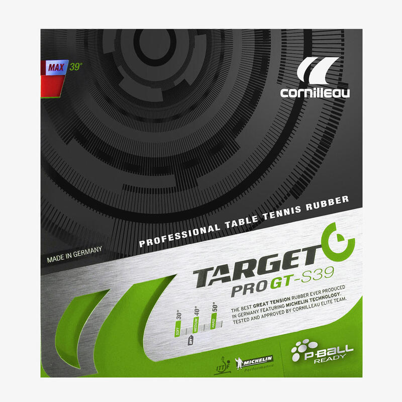 Rubber voor tafeltennisracket Target Pro GT S39