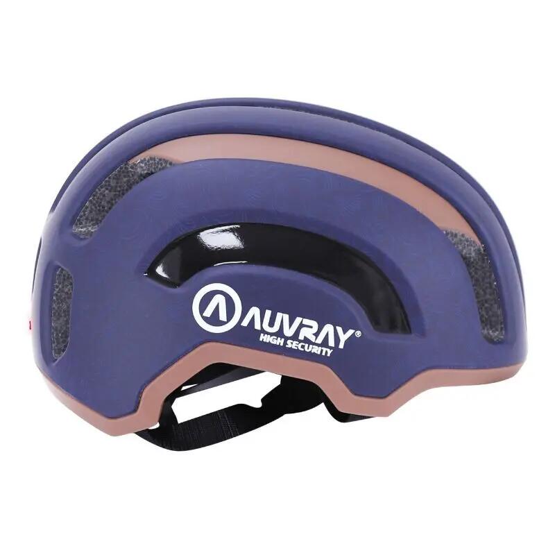 Fahrradhelm mit eingebauter Beleuchtung usb-Magnet verstellung wählrad Auvray Sa 3/7