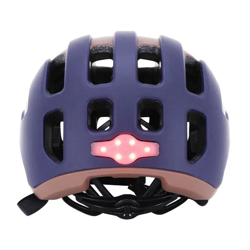 Fahrradhelm mit eingebauter Beleuchtung usb-Magnet verstellung wählrad Auvray Sa 2/7