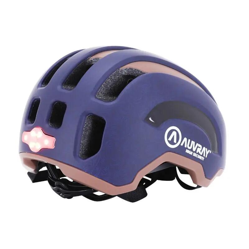 Fahrradhelm mit eingebauter Beleuchtung usb-Magnet verstellung wählrad Auvray Sa 5/7