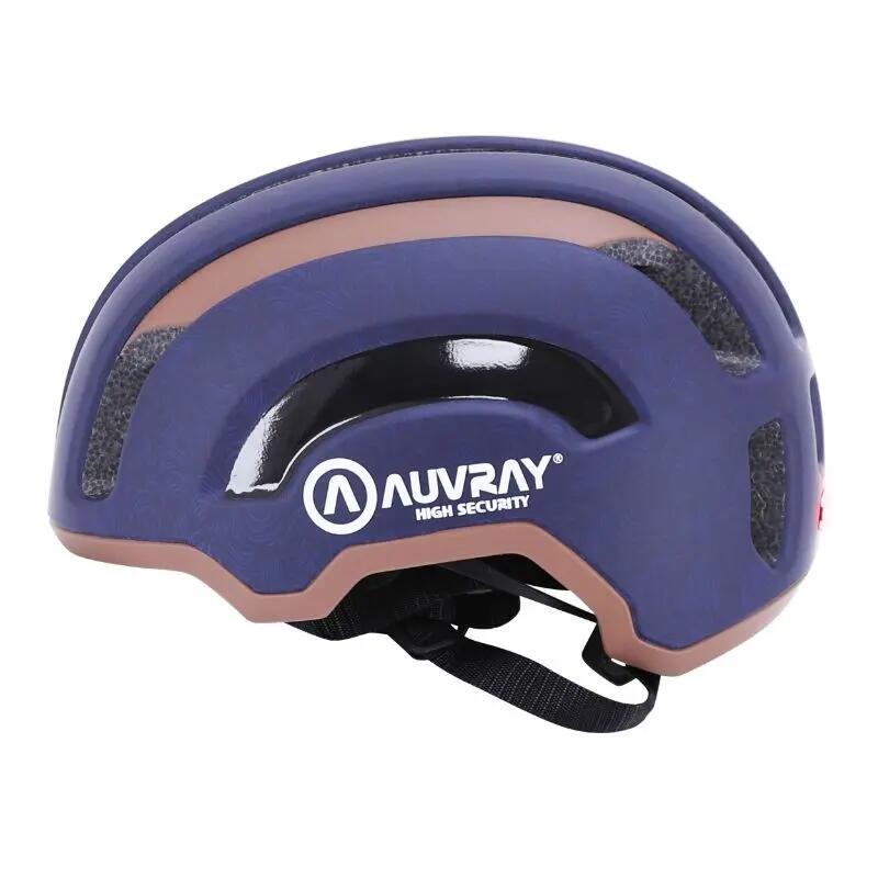 Fahrradhelm mit eingebauter Beleuchtung usb-Magnet verstellung wählrad Auvray Sa 6/7