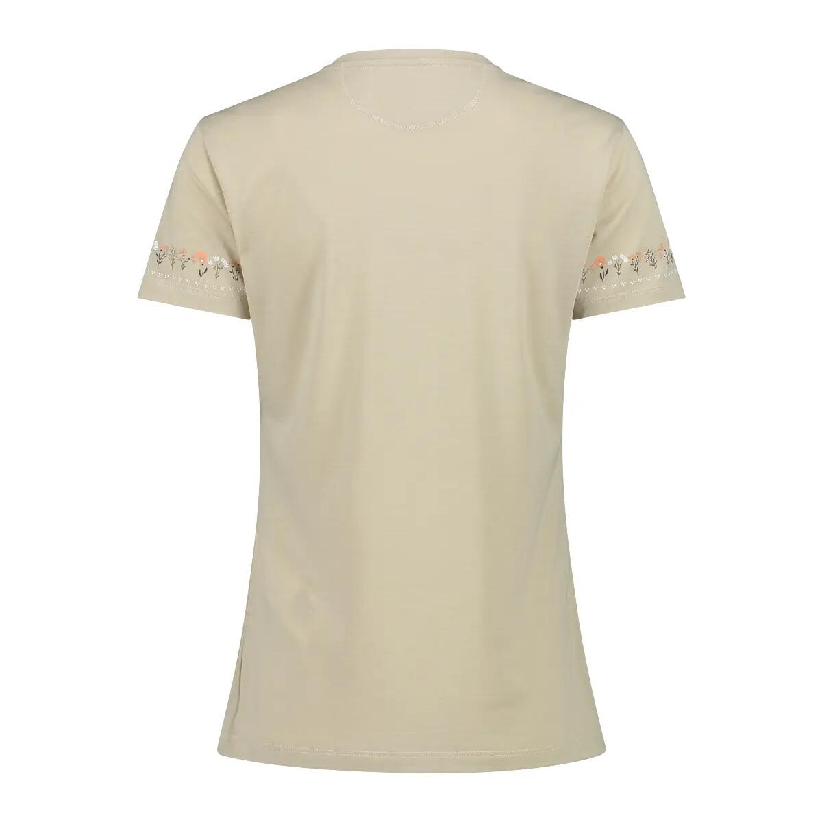 T-shirt col rond en laine mérinos femme CMP 2/3
