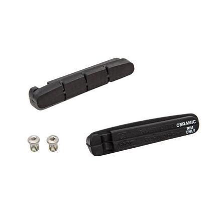 r55c Bremsbeläge und Befestigungsbolzen für Keramikfelgen Shimano (x2)