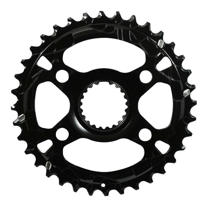 Plateau disque de vélo double Shimano VTT XT M8100 12V. 2/5