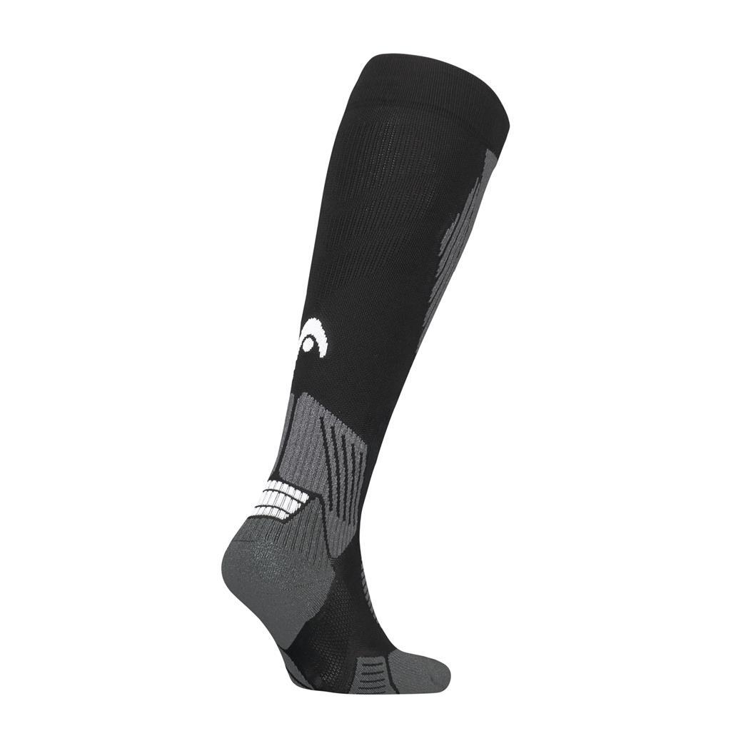 Paire de chaussettes de ski montantes unisexes HEAD Racer Black/White 2/2
