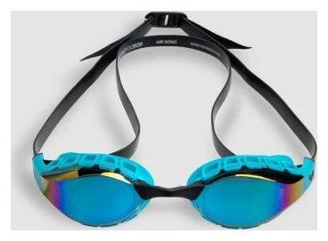 Arena Air Sonic Mirror Black and Blue Mirrored Swimming Goggles 2/7