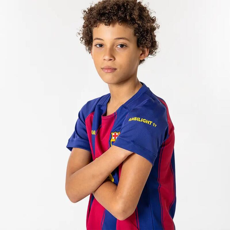 Camiseta FC Barcelona 1a equipación 25/26 - Réplica Oficial para Júnior