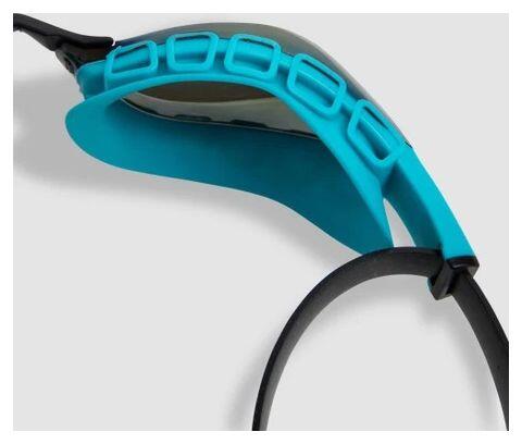 Arena Air Sonic Mirror Black and Blue Mirrored Swimming Goggles 4/7
