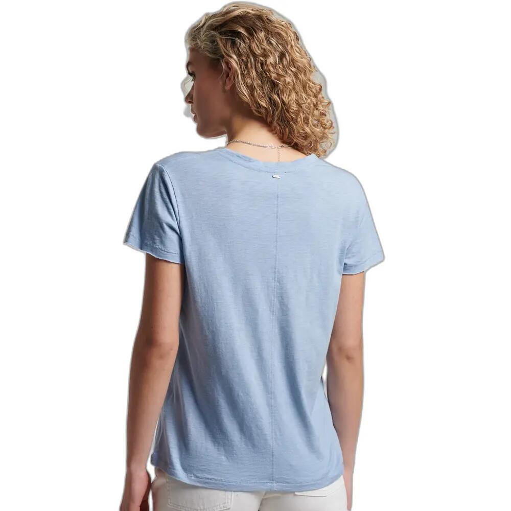 T-shirt col v brodé et flammé fille Superdry 3/5