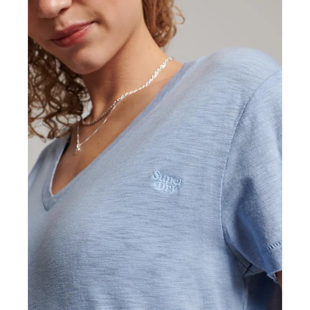 T-shirt col v brodé et flammé fille Superdry 4/5