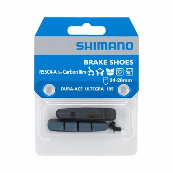 Bremsklötze des Typs a-Kartusche und Befestigungsbolzen für Carbonfelgen Shimano 2/2