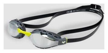 Lunettes de Natation Arena Verres Miroirs Air Sonic Mirror Argent et Anthracite 3/7