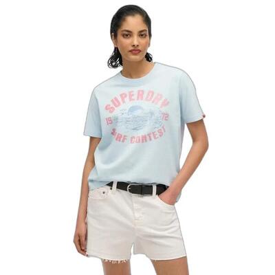 Casual t-shirt voor dames superdry lo-fi