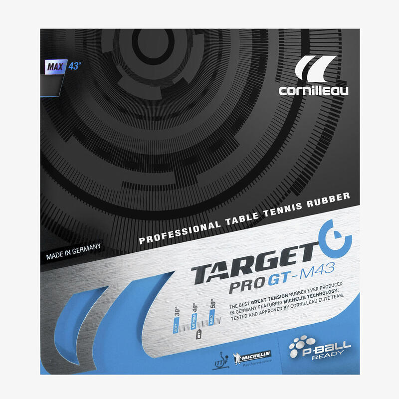 Rubber voor tafeltennisracket Target Pro GT M43