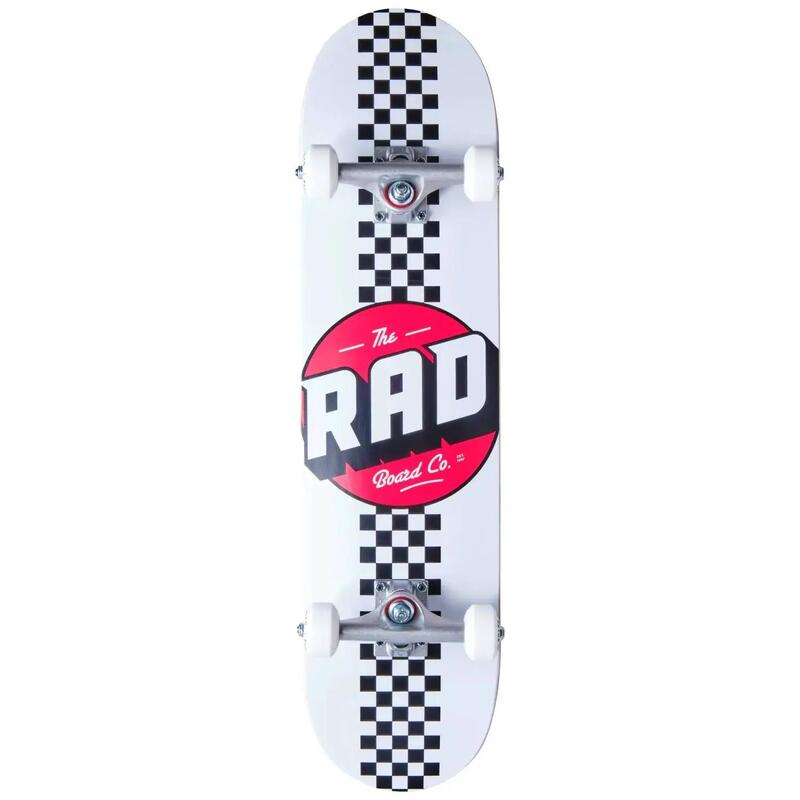 Skateboard  Rad Checker Stripe 7.75"