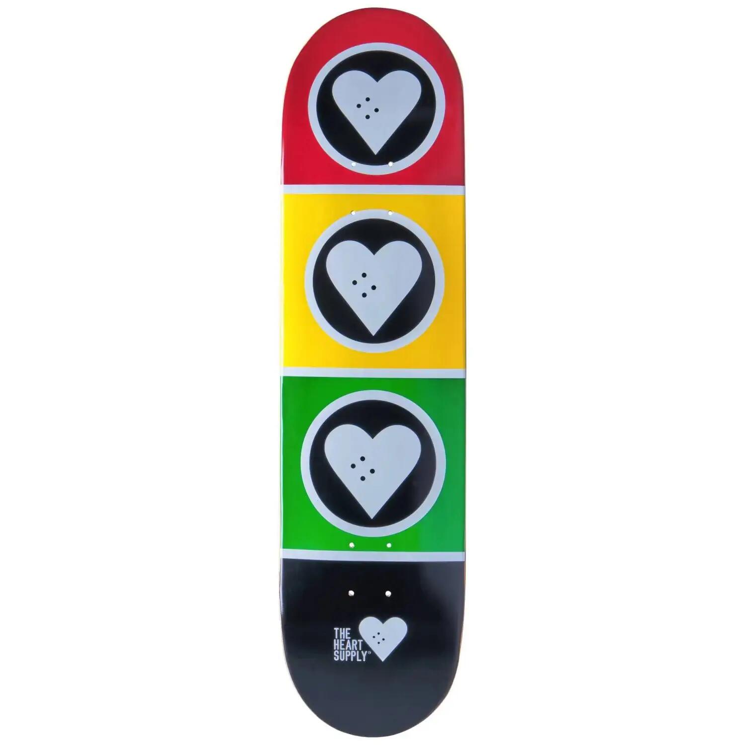 Skateboard Heart Supply Squad sans roues 1/3