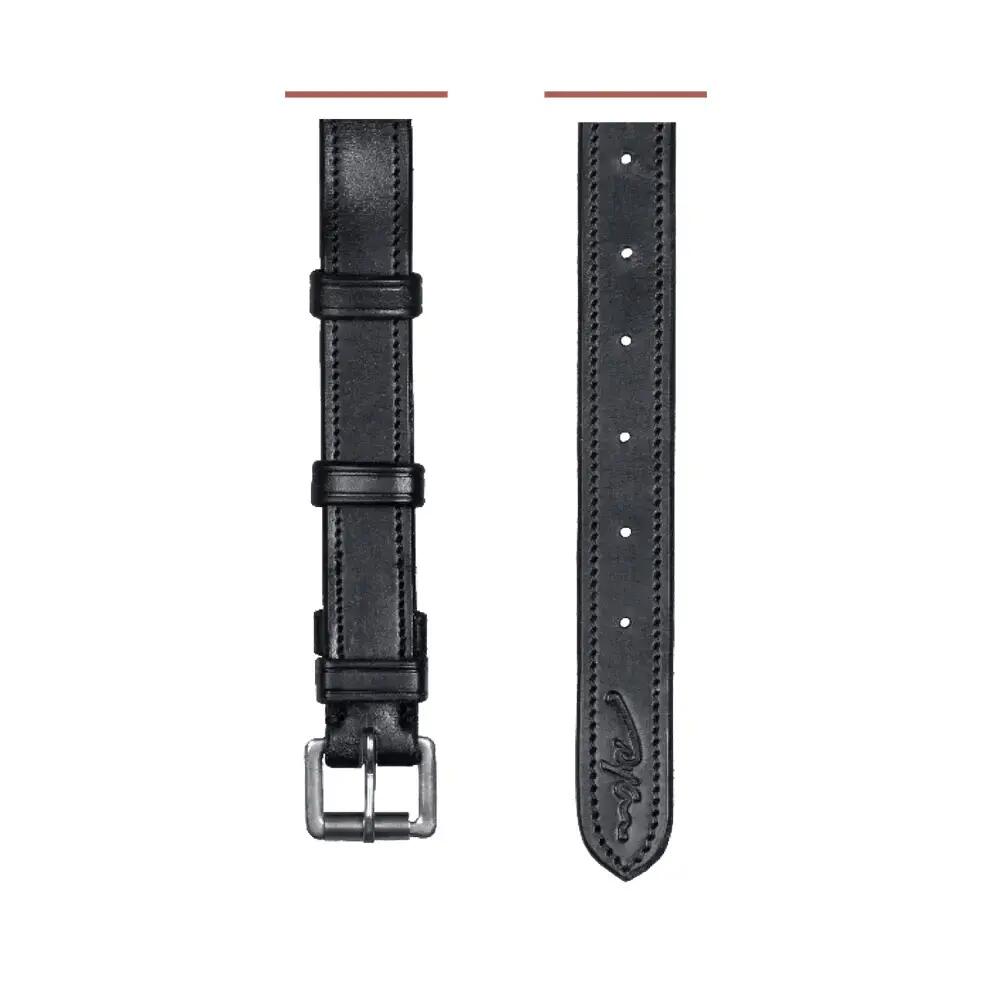 Combinatie neusriem leren riem voor paarden Dy'on Pull-Back 1/1