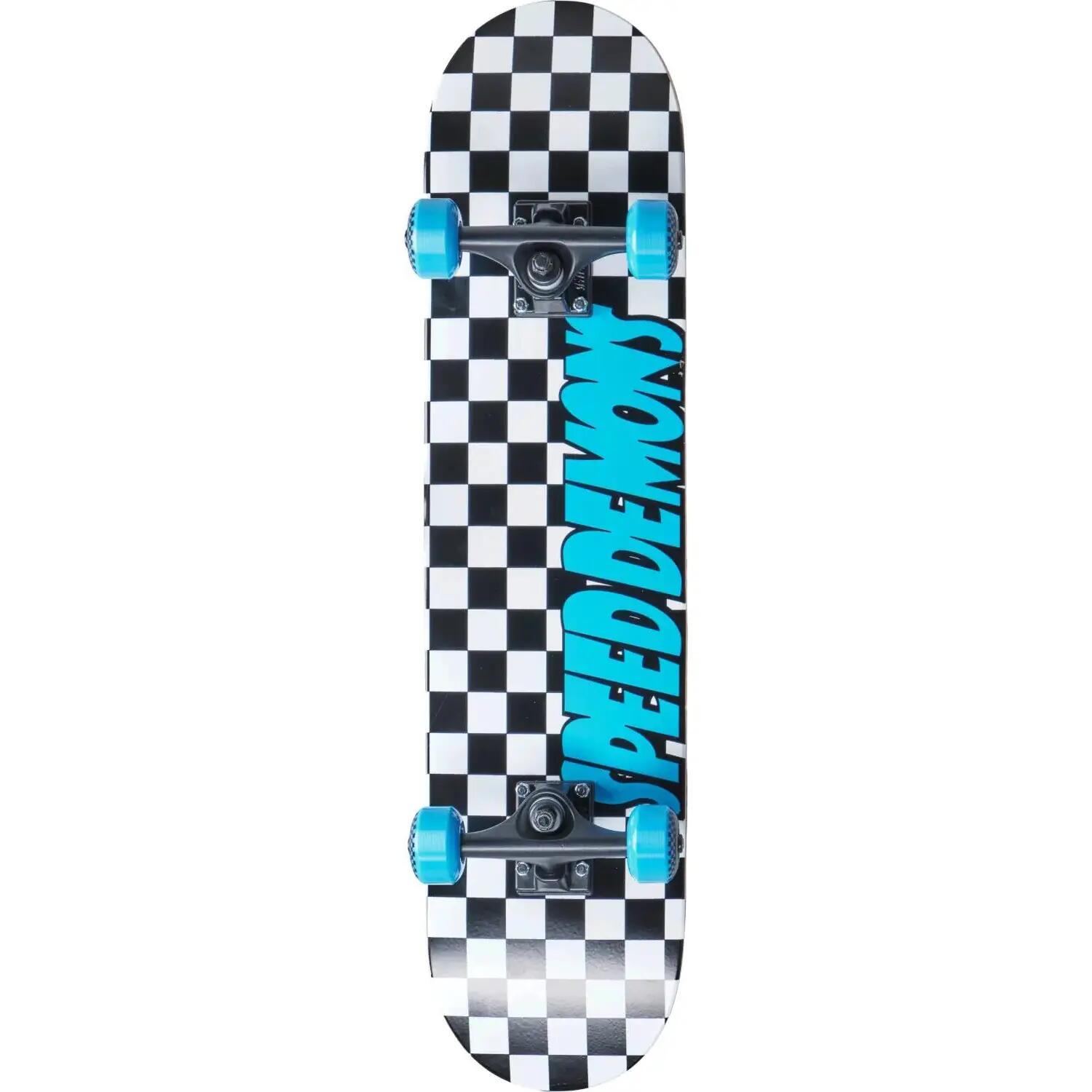 Planche de skate complete Speed Demons Checkers 8" 2/4