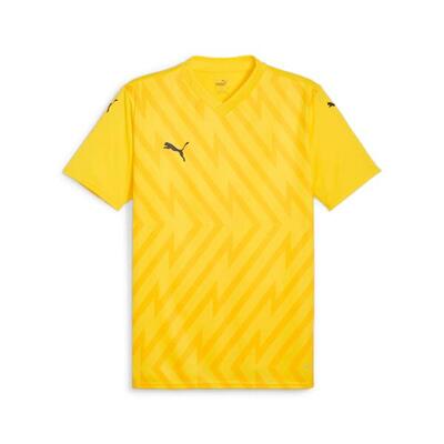 Puma teamglory heren jersey, 100% gerecycled polyester, fresh mint/puma zwart, m