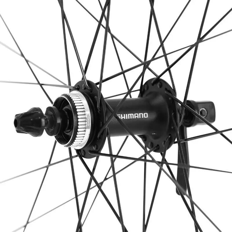 Roue tubeless blocage disque avant Velox Shimano Acera M3050 3/4