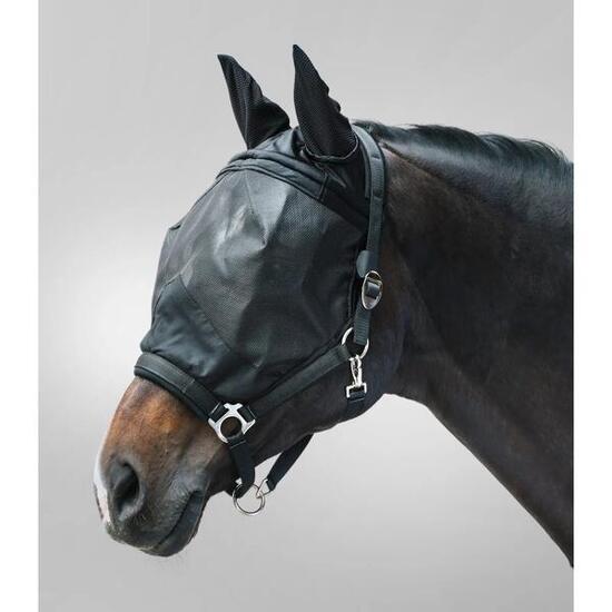 Masque anti-mouches pour cheval avec licol Waldhausen Premium