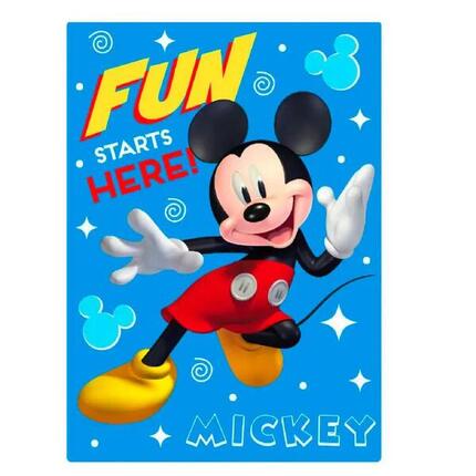 Couverture en polaire enfant Disney Mickey