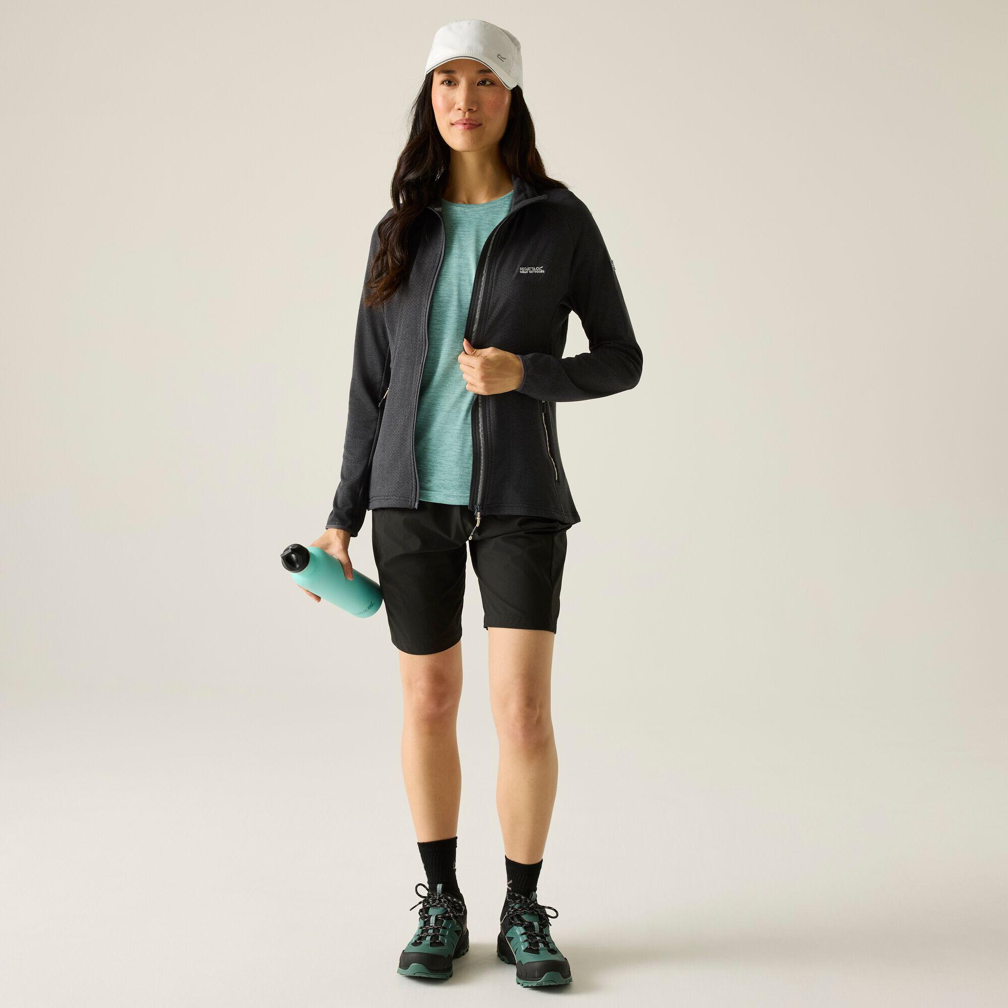 Malana Softshell Fleece met volledige ritssluiting voor dames 3/7