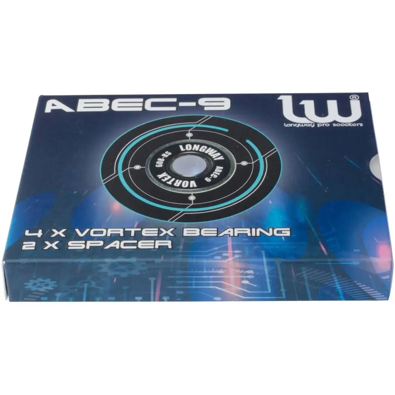 Hulajnogi Łożyska Longway Vortex Retail Hulajnoga łożyska 20-Pak - Abec 9