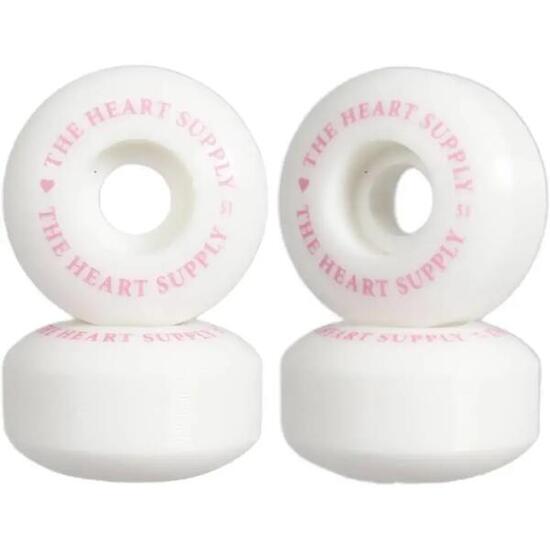 Pack de roues de Planche de skate Centrano Heart Supply Clean Heart 99A (x4)