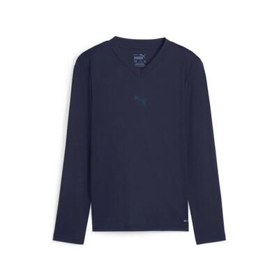 Kinder-t-shirt met lange mouwen puma teamgoal baselayer