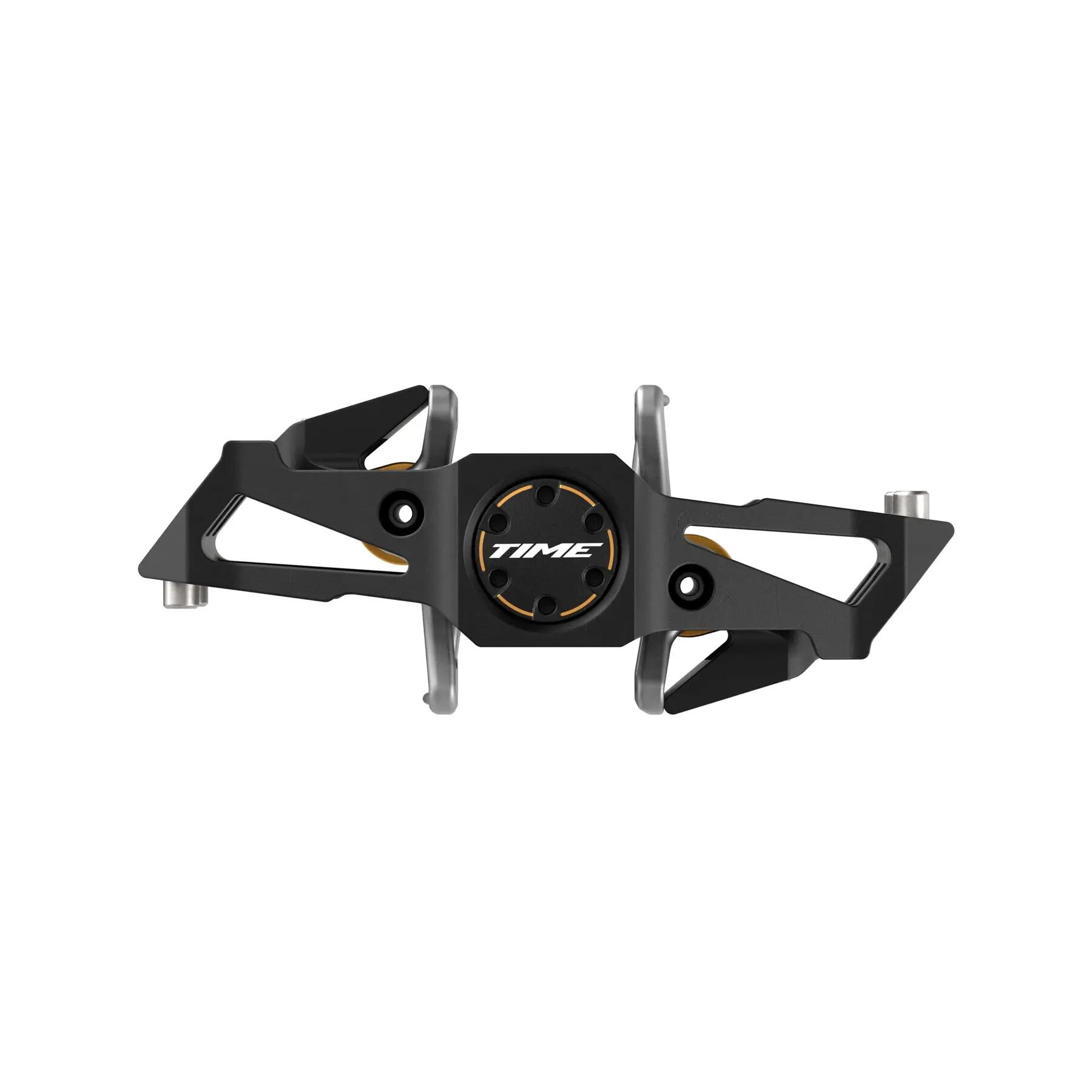 Pedali TIME Speciale 12 Small Axe Titane Noir/Or + Cales ATAC 13°/17° B1 2/2