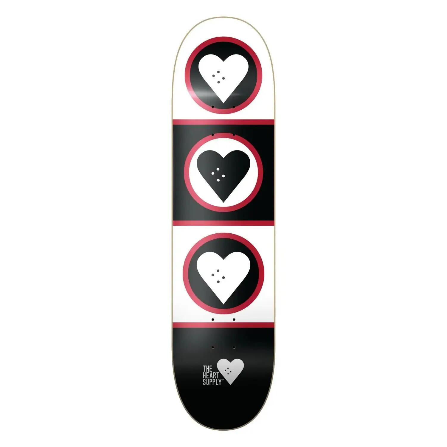Heart Supply Squad Placa Skateboard - 8.5" - Negru/Alb