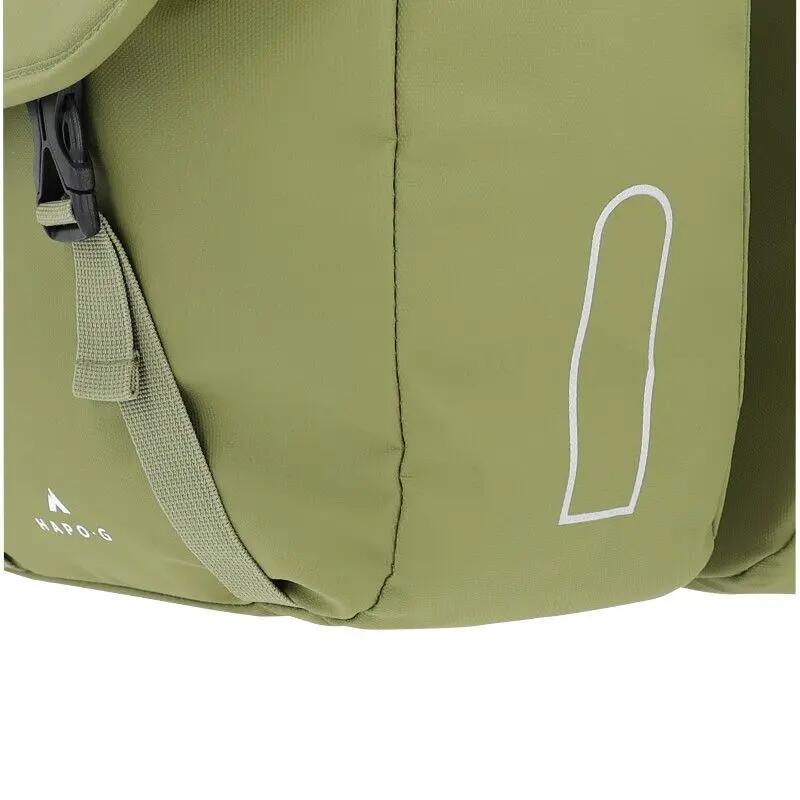 Borsa doppia per portapacchi impermeabile 27L KAKI 7/7