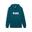 Essentials+ Hanorac bicolor cu logo mare pentru bărbați PUMA Cold Green