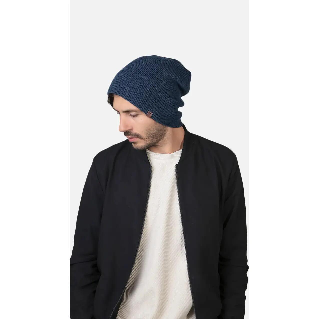 Bonnet Coler Beanie Navy Femme 3/3