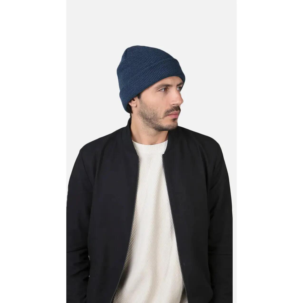 Bonnet Coler Beanie Navy Femme 2/3