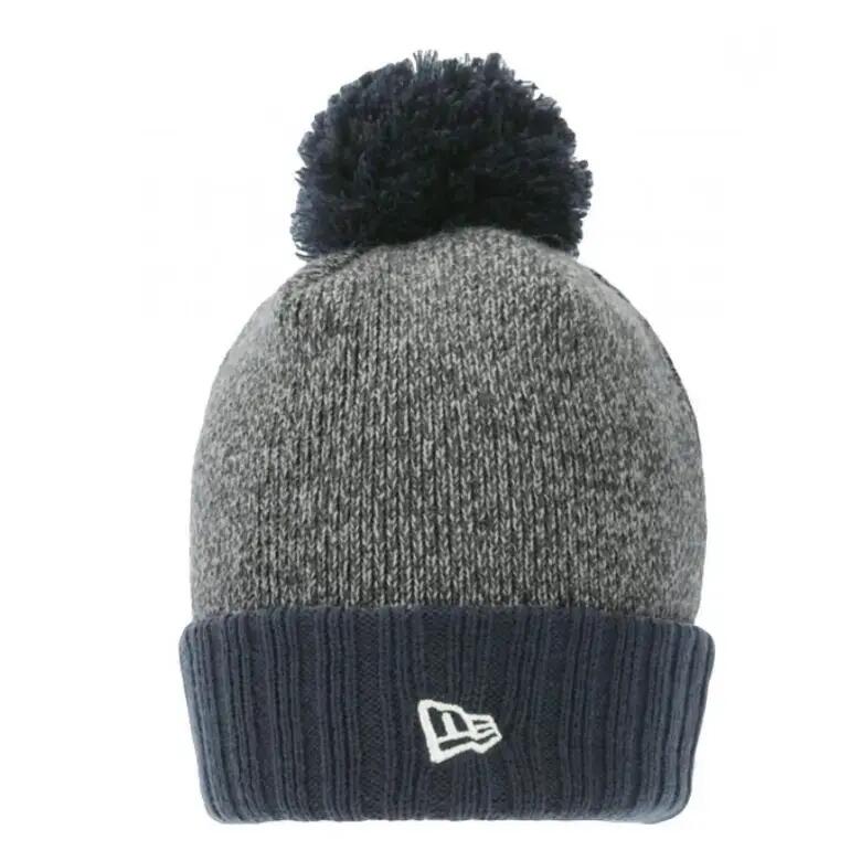 Bonnet à pompon tricoté New Era 3/3