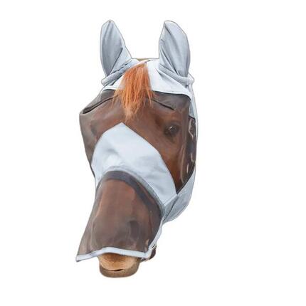 Fliegenschutzmaske für Pferde mit Ohr- und Maulschutz Waldhausen Premium