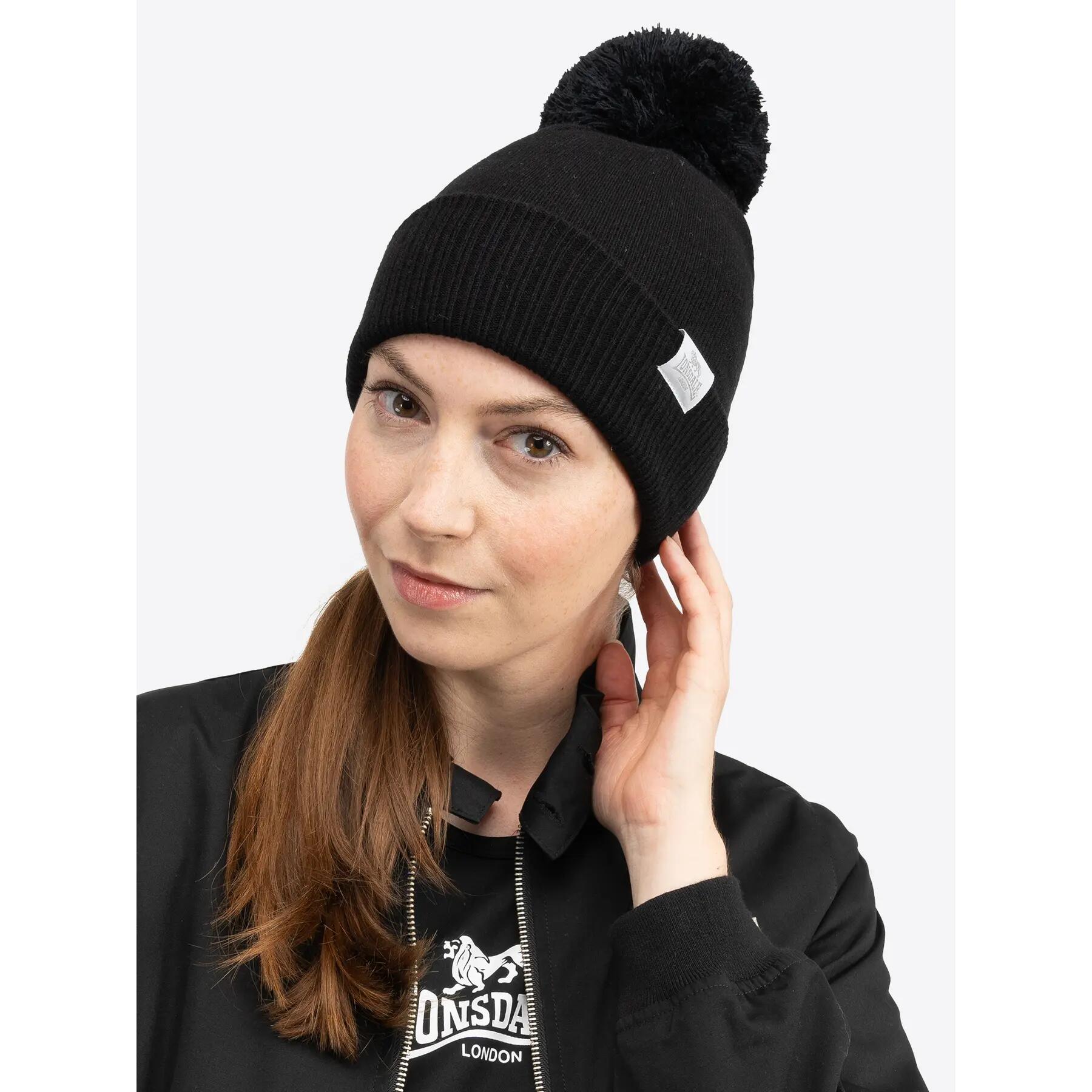 Gebreide muts met pompon Lonsdale Embsay 3/3