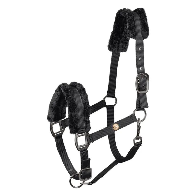 Cabezada para caballo rosa con pelaje Waldhausen Modern 1/2