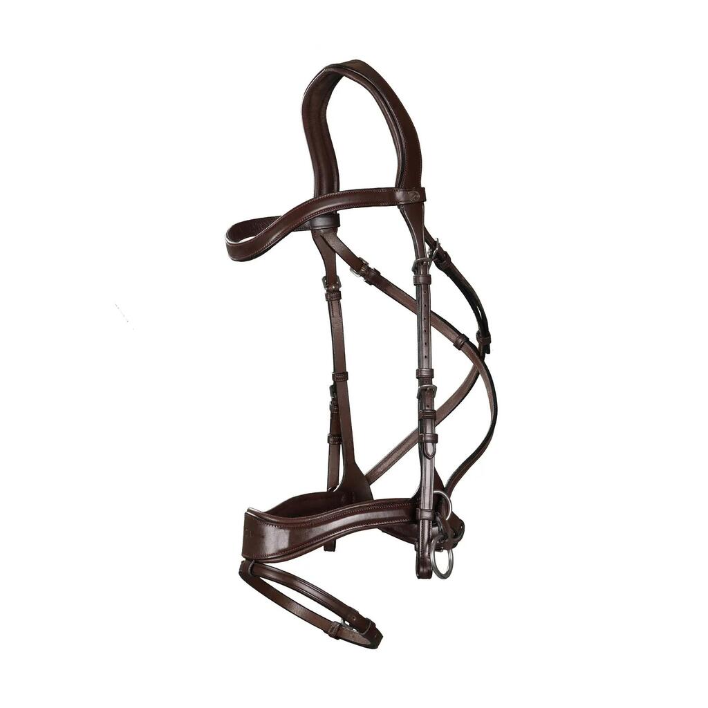 Combined riding bridle and noseband Dy'on D Motion